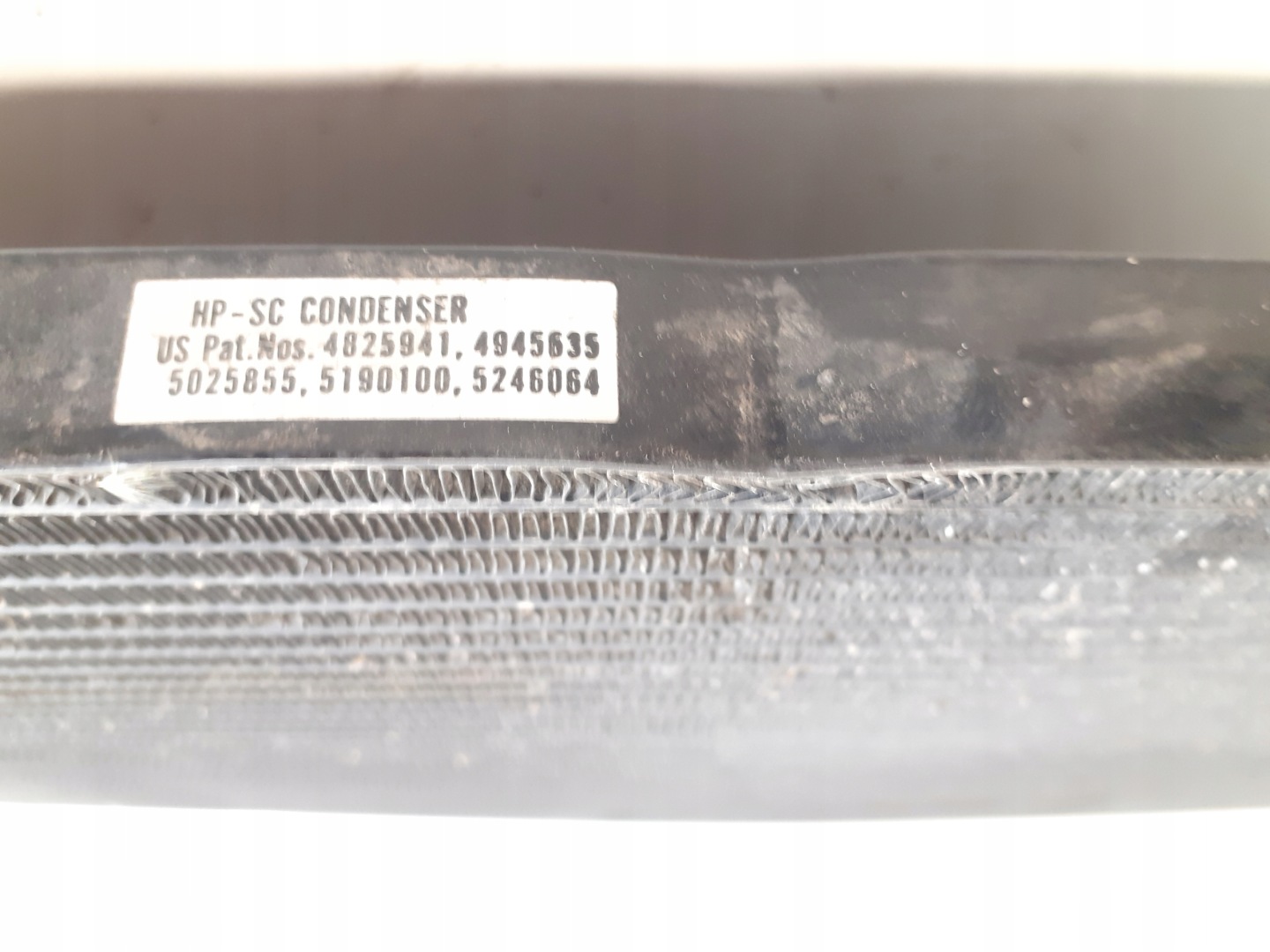 VW Bora 1.6 B air conditioning radiator