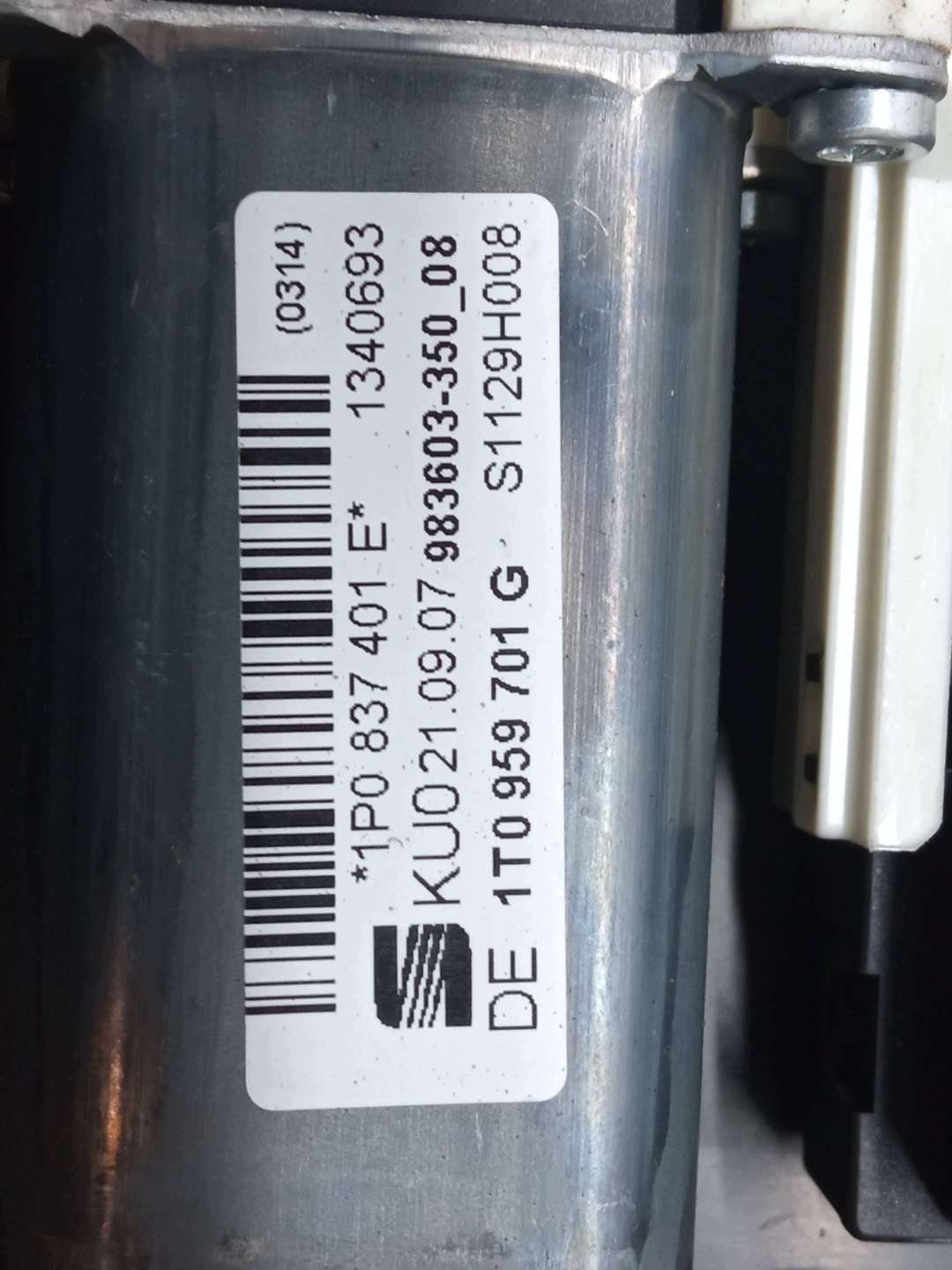 mechanism windows left front 1P0867435 Seat Leon II (2005-2012)