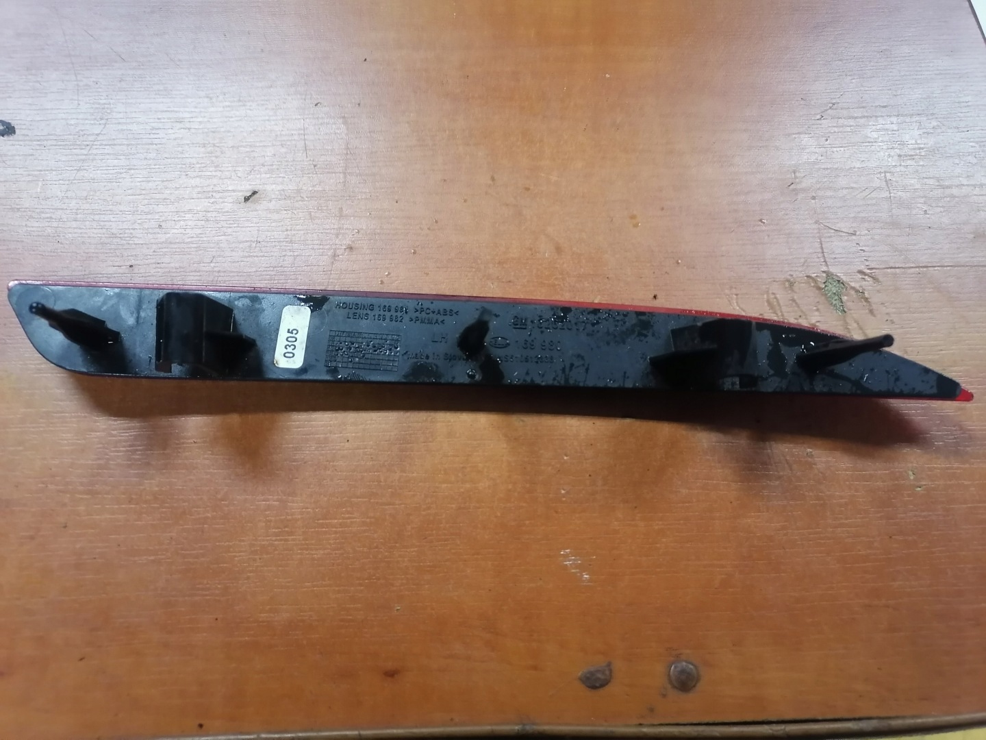 ODBLASK left rear part OPEL ASTRA J HB 5D 13262017