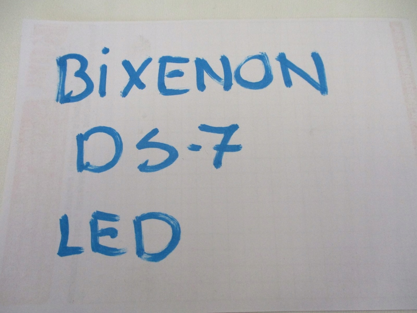 light lights BIXENON XENON DS7 DS9 LED 9821750280