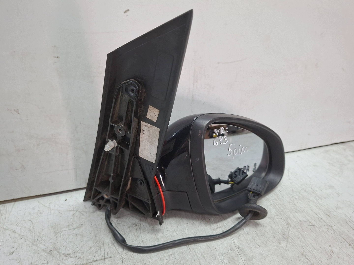 mirror right 5 vertical OPEL ASTRA J 2009