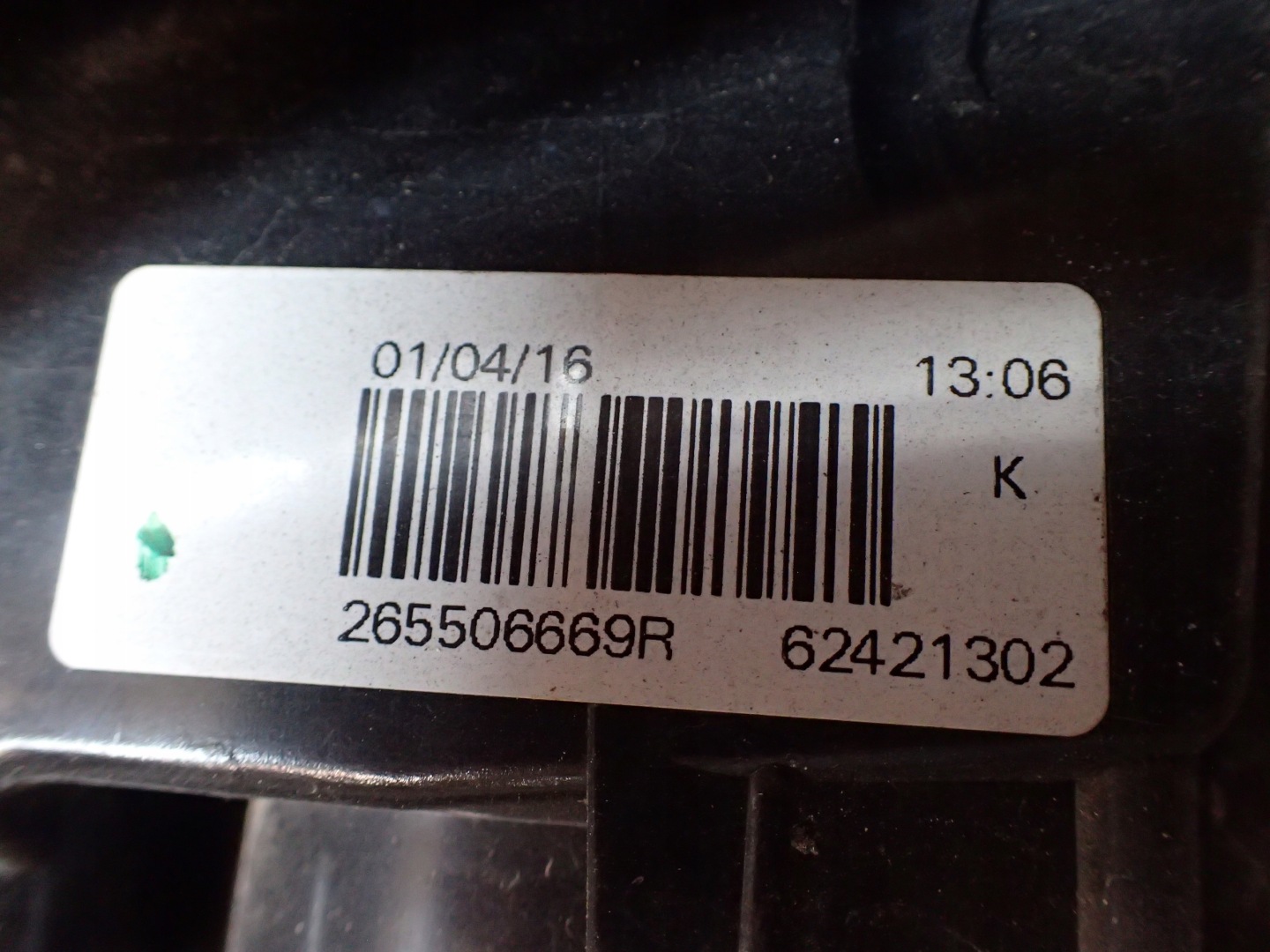 LIGHT REAR PART RIGHT DACIA SANDERO II 2 12- 2655006669R