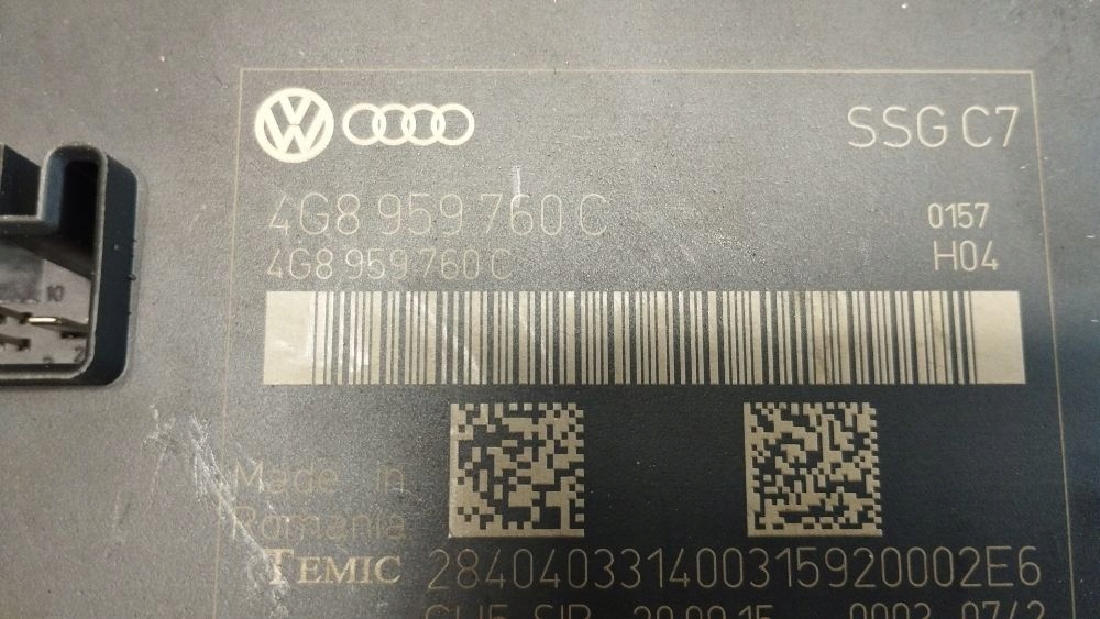 Audi A7 4G module seat of left 4G8959760C