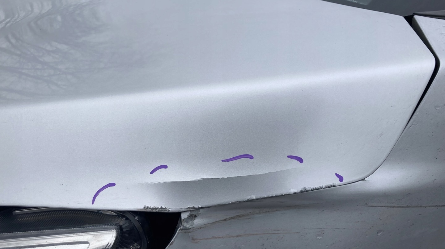 FORD B-MAX 13R bonnet front JK8 SREBRNA