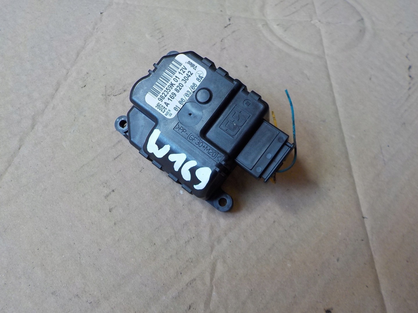 Micro moteur Bloc de chauffage complet mercedes w169 A1698203042