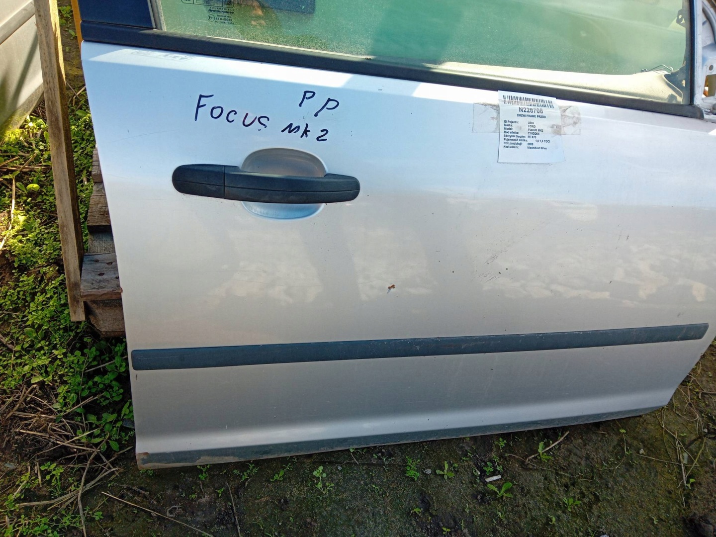 Tür rechts vorne FORD FOCUS MK2