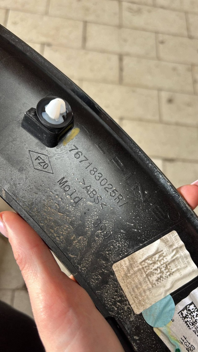 lajsna branika stražnjeg stražnji dio strana desna Alpine A390 767183025R