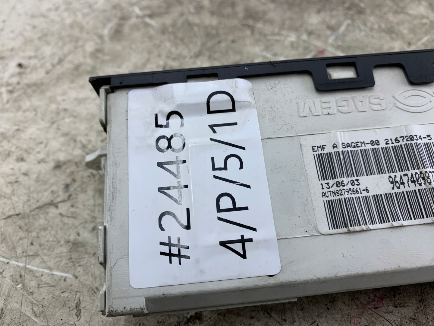CITROEN C5 e Display MONITOR 9647409877