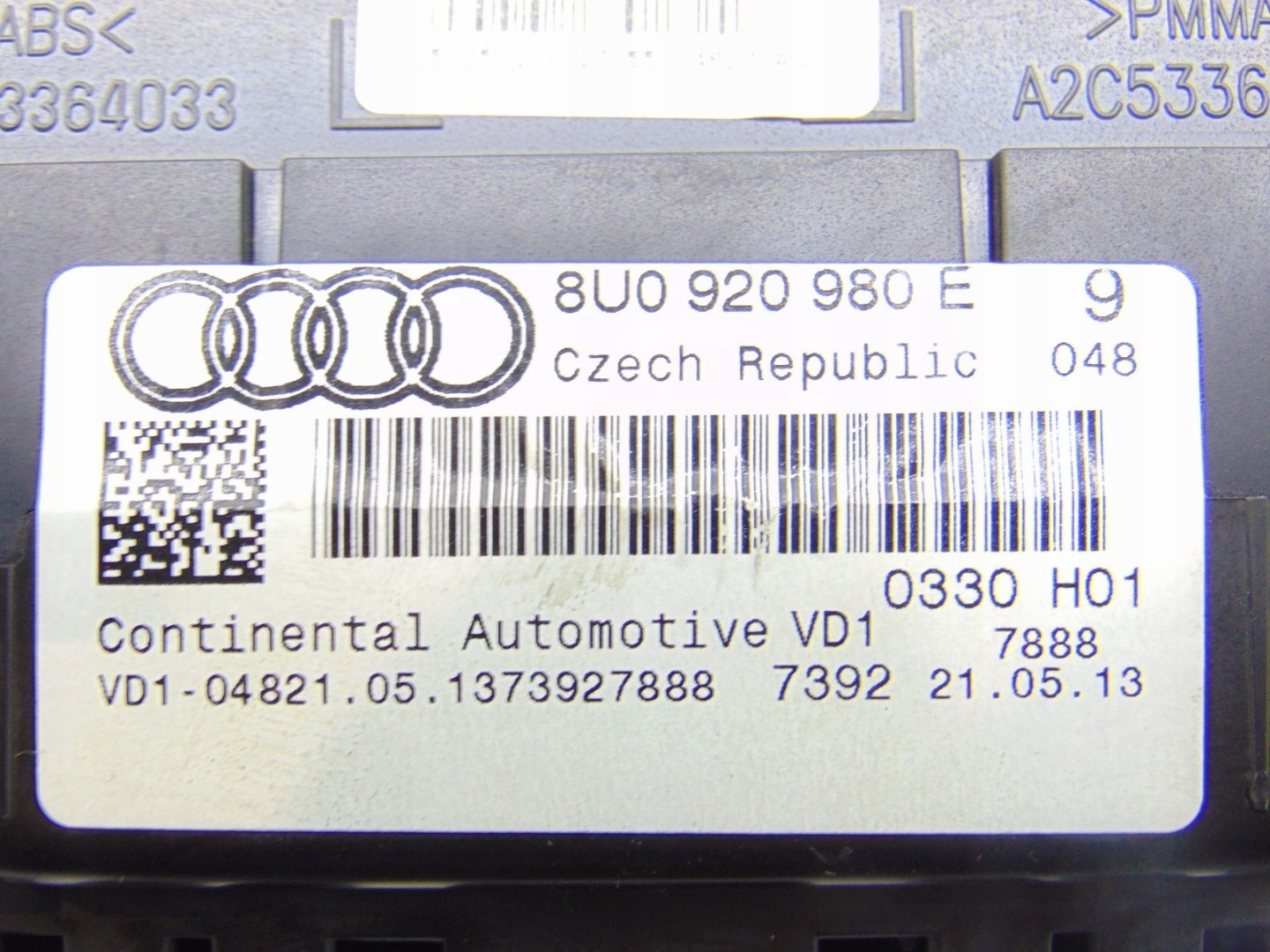 dials dials AUDI Q3 8U 2.0 TDI 8U0920980E
