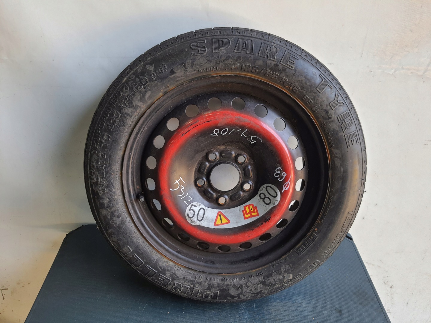 125/85 16 5x108 wheel spare FORD