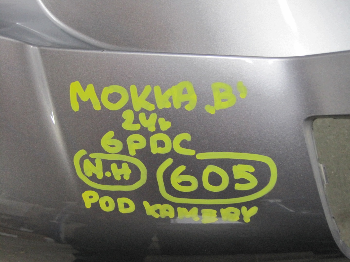 bumper OPEL MOKKA B 6 PDC 24R rear part rear