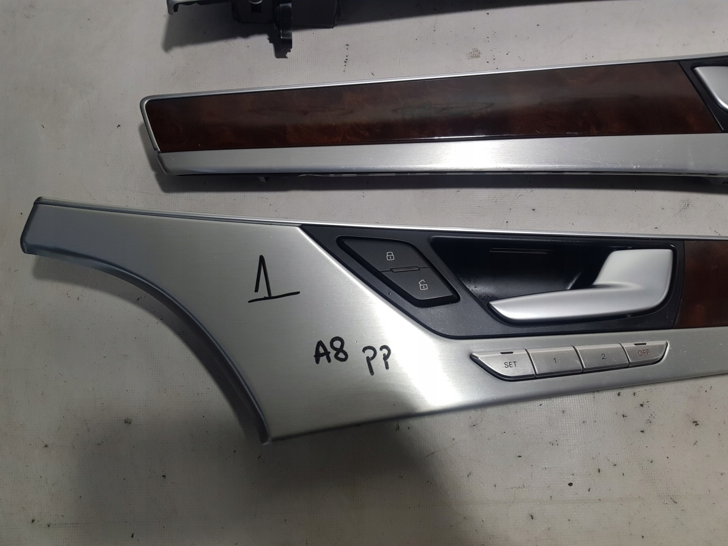 AUDI A8 D4 DEKORY mouldings door wood KOMPLET right left front rear part