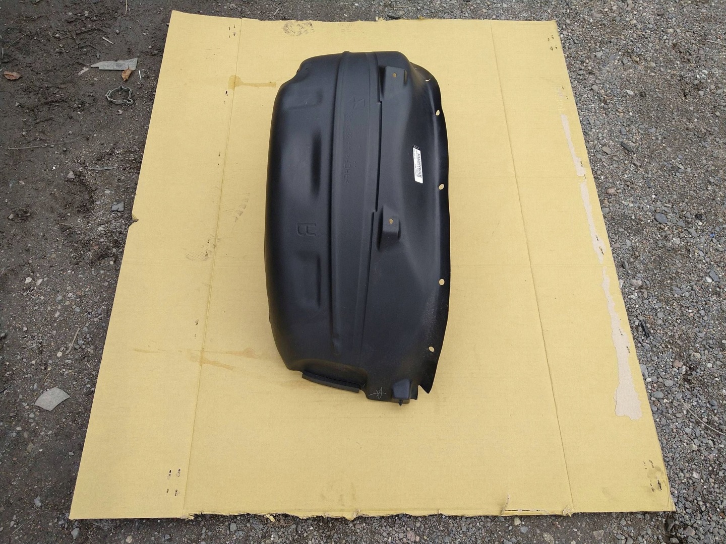 mudguard cover rear part rear right side right JEEP WRANGLER JL 2018