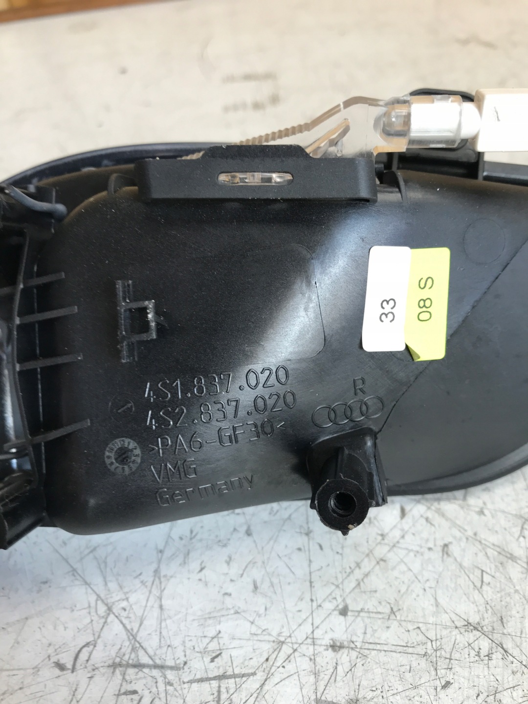 AUDI R8 plus handle inner PODSWIETLANA right