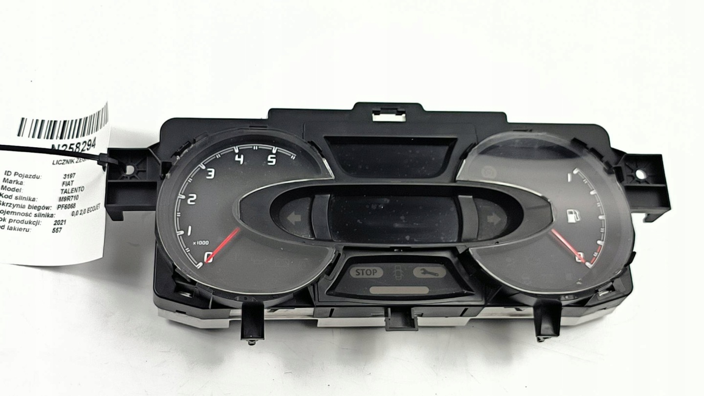 dials clock 248109876R FIAT TALENTO