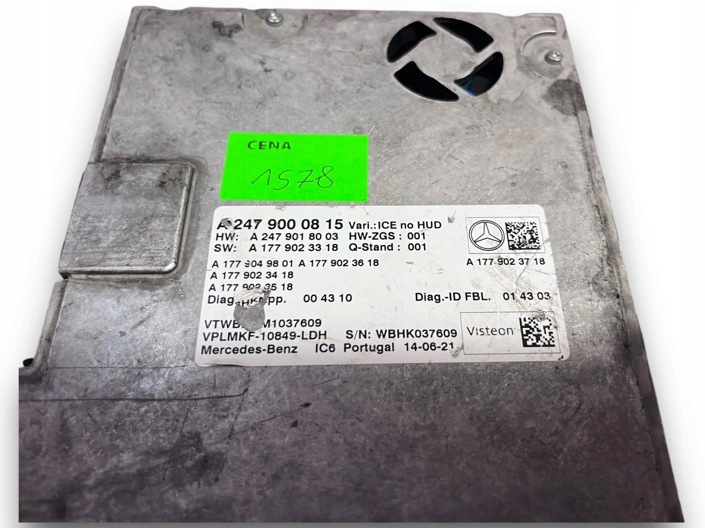 MERCEDES W247 Module Instruments tachymètre compte tours A2479000815 @M