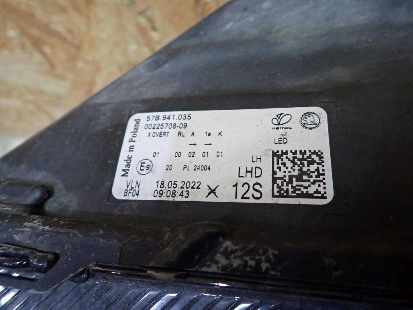 light left REFLEKTOR left FULL LED SKODA KAROQ 57B NU7 LIFT 22- 57B941035