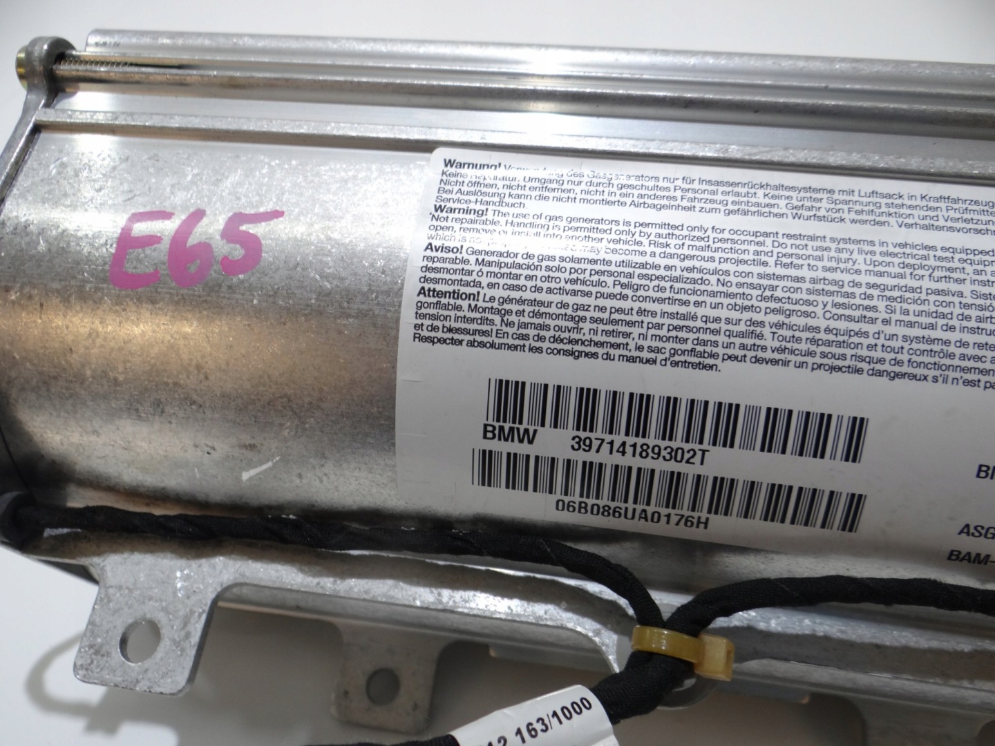 airbag passager air BMW E65 7141893
