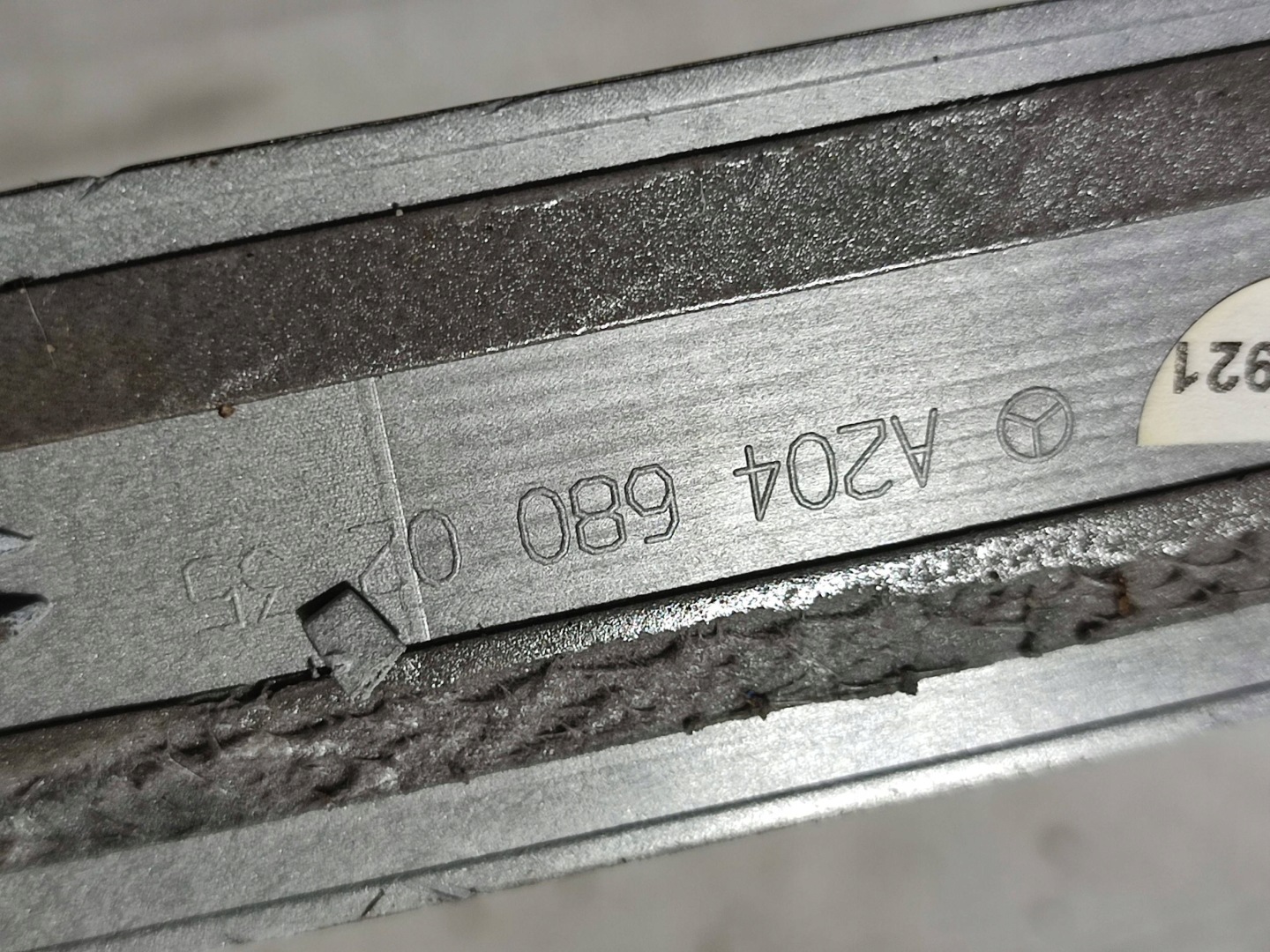 Mercedes-Benz GLK (X204) 2013 rear part side right moulding threshold