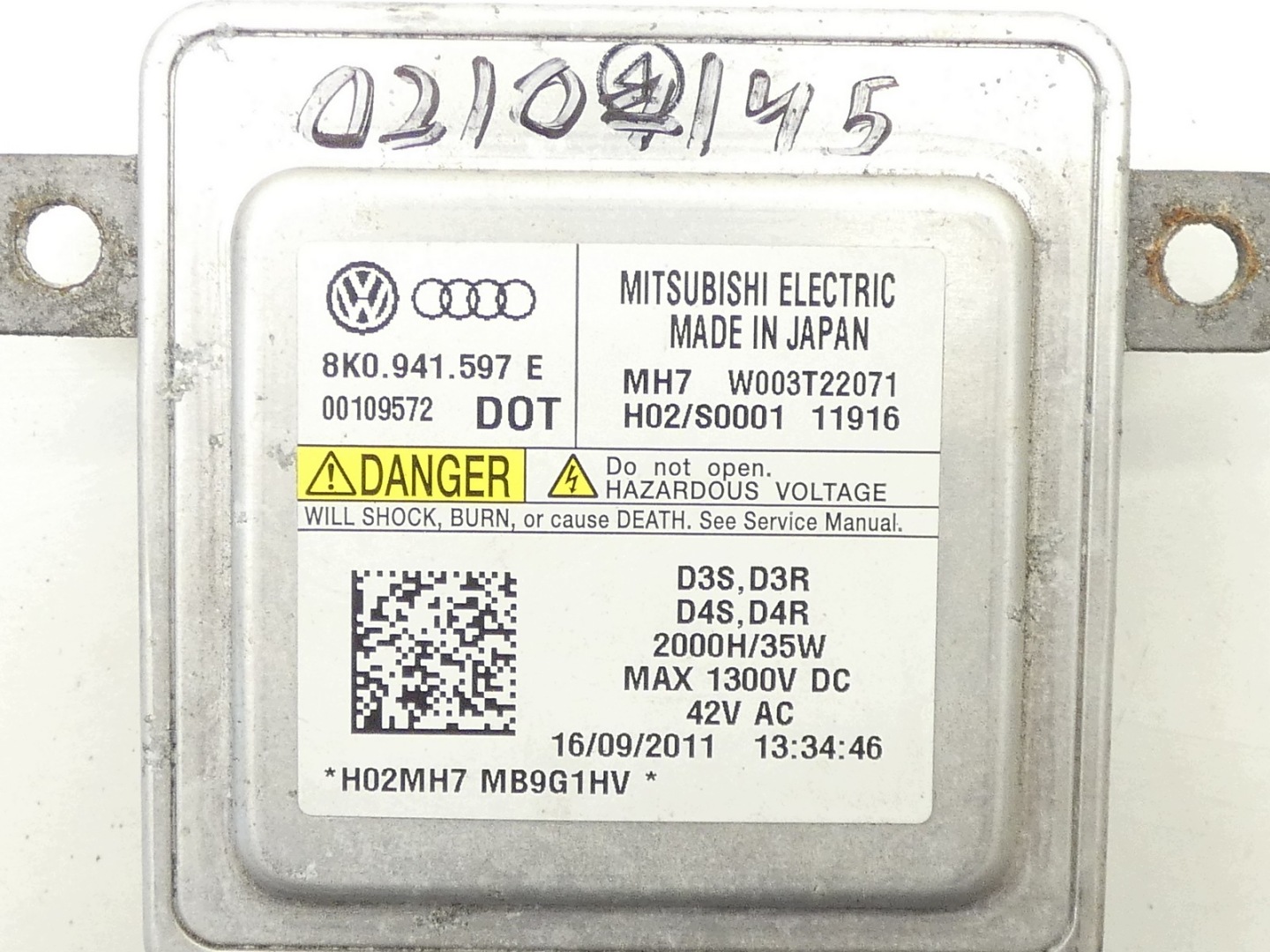 module control unit lights XENON AUDI A4 B8 A5 8T Q5 8R 8K0941597E