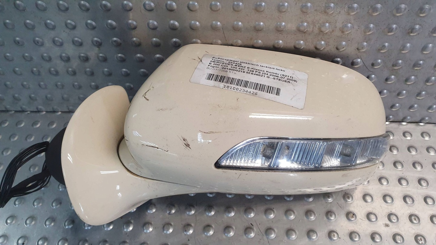 mirror left MERCEDES W211 LIFT 9PIN 06