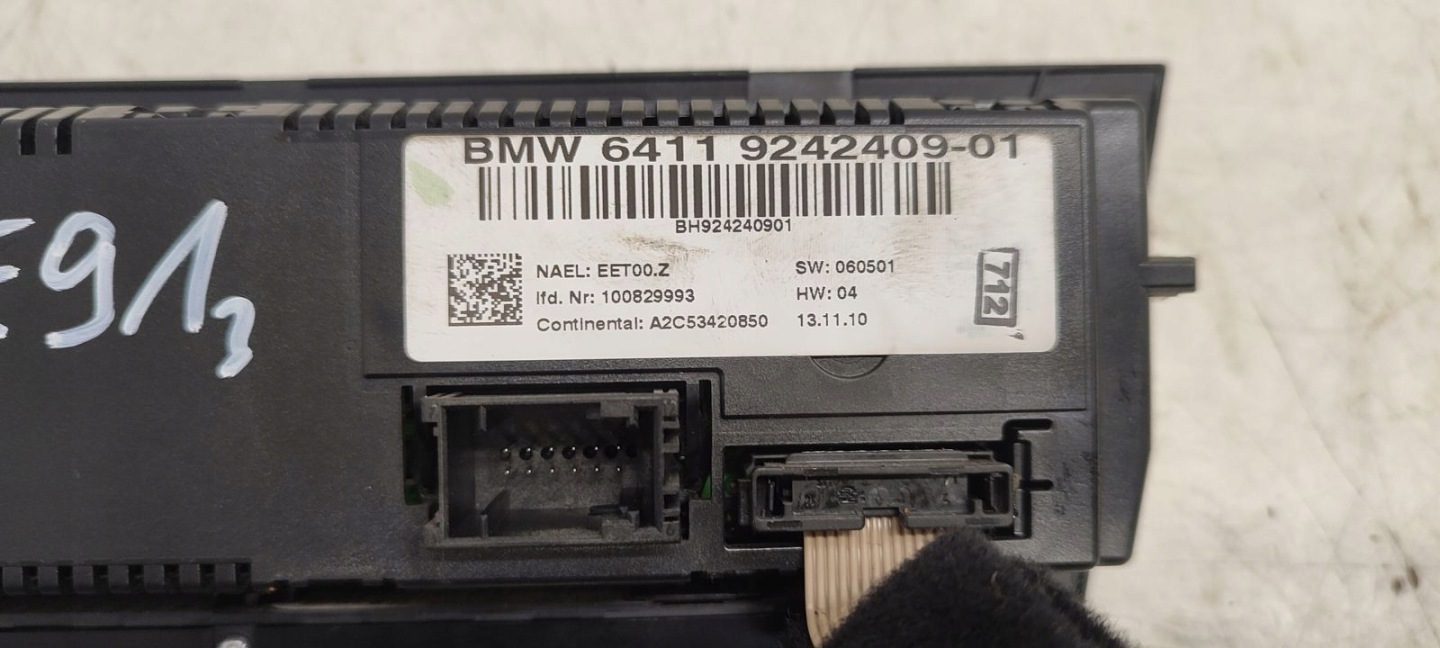 Panel des lüfters klimaanlage BMW E90 E91 LIFT 2,0D