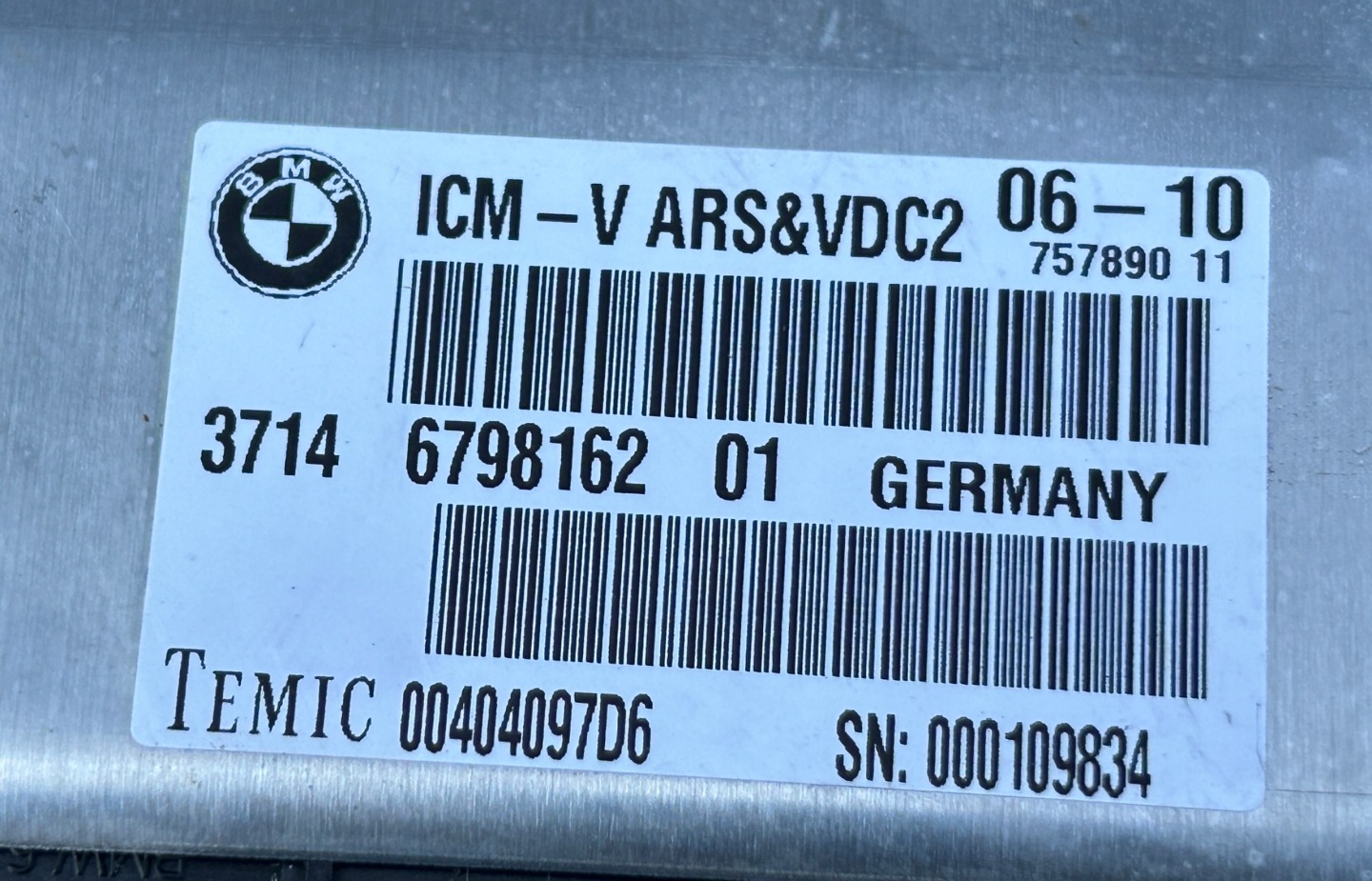 modul Bedienteil ICM BMW 7 F01 6798162