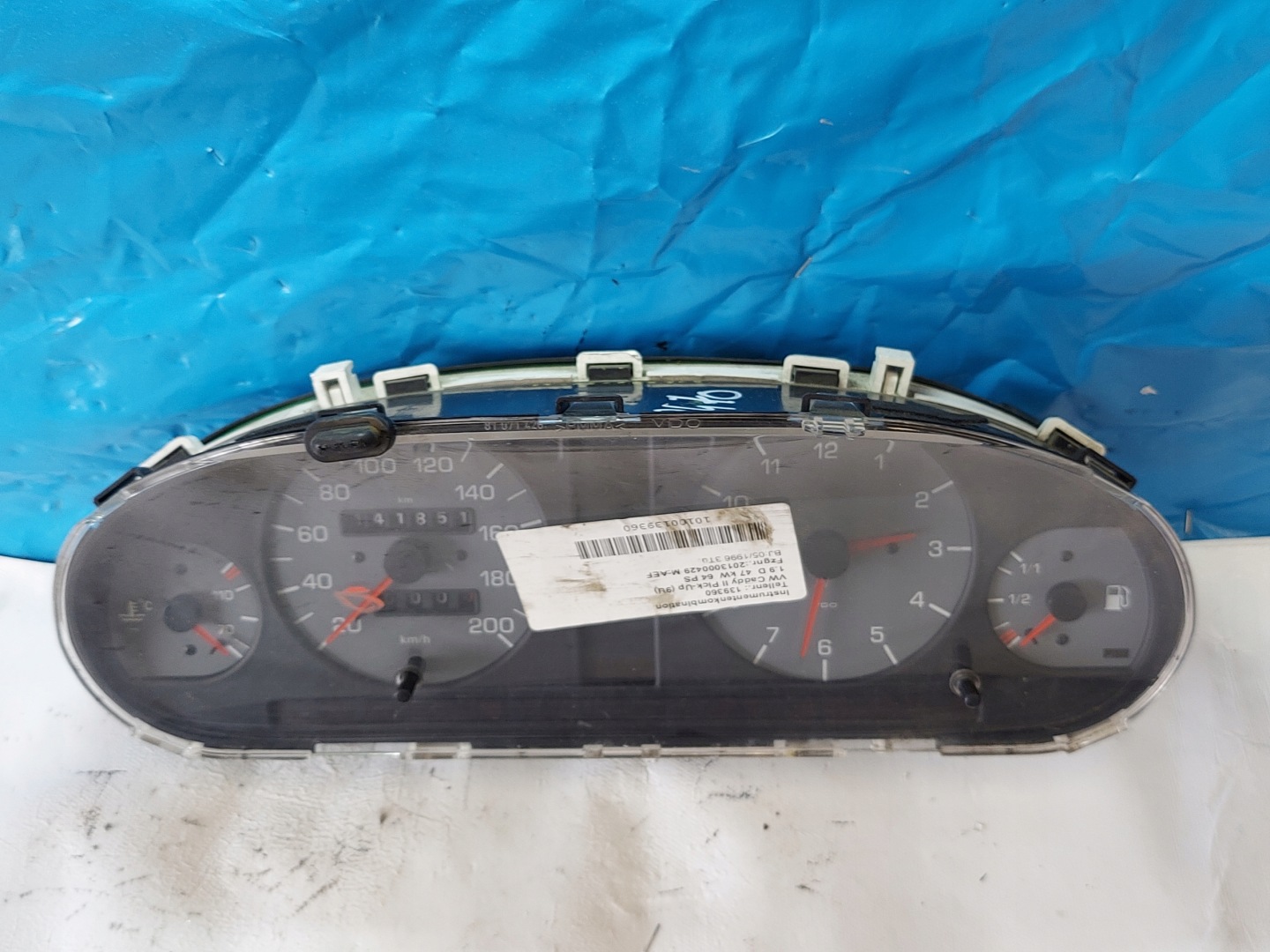 dials clock VW CADDY PICK-UP 9U 1.9D 81117870