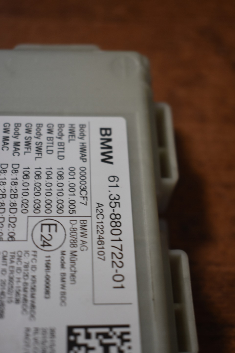 IDEALNY Unité commande confort BCM BMW G01 G02 G30 G31 1 9