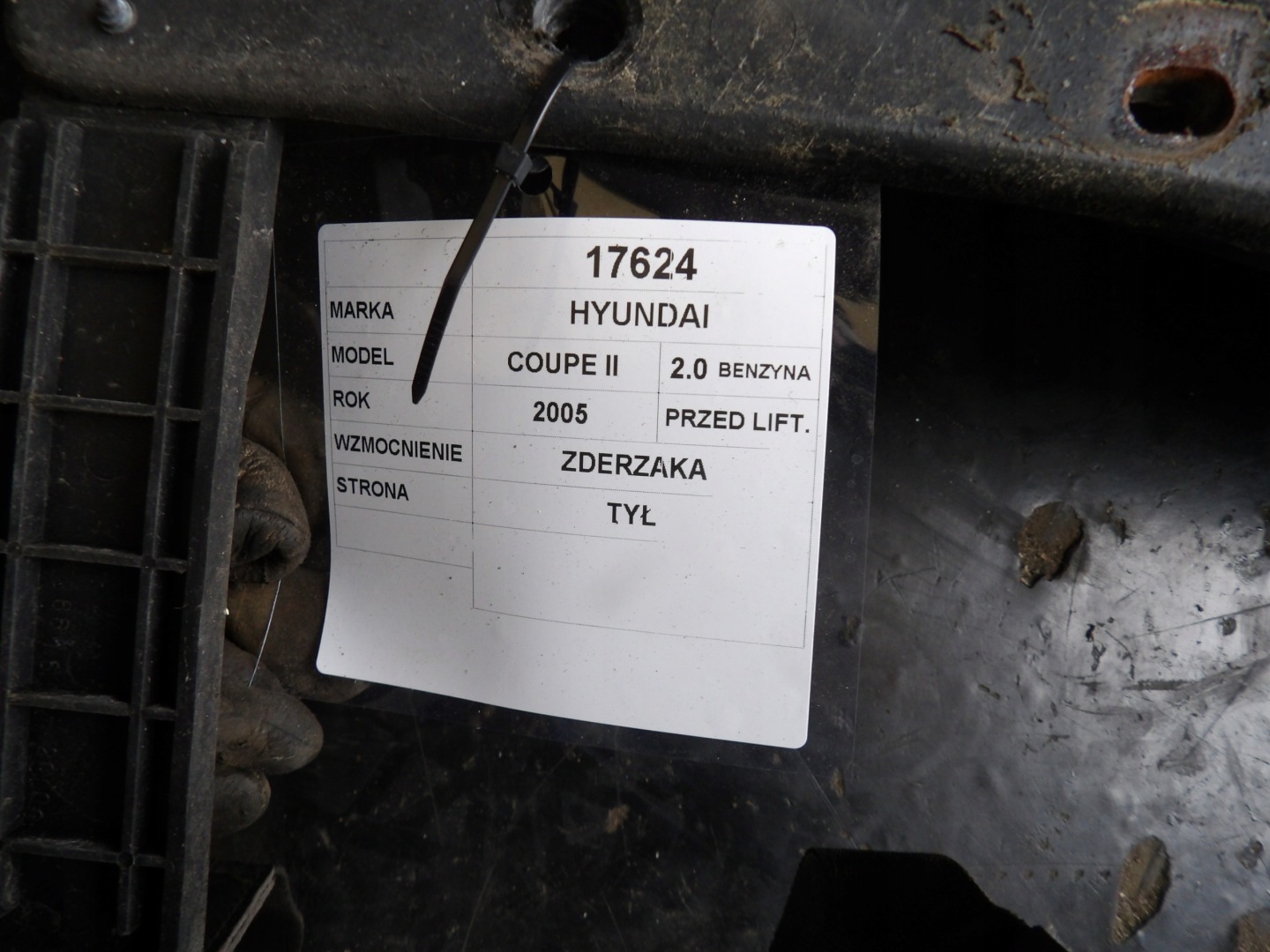 HYUNDAI COUPE II TRAVERSA PARAURTI POSTERIORE 86630-2C000