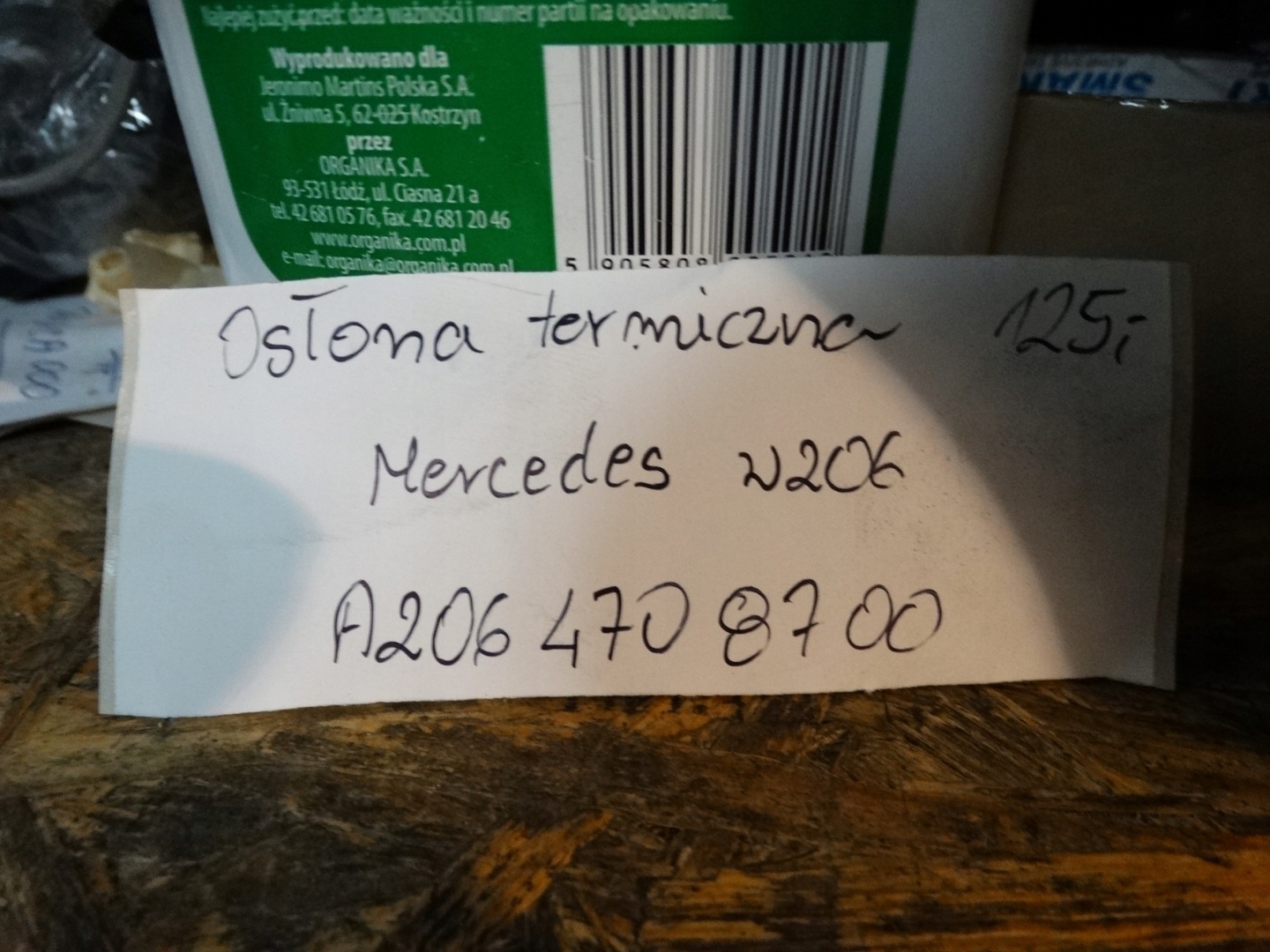 IDEALNA BLENDE ABDECKUNG TERMICZNA MERCEDES W206 1