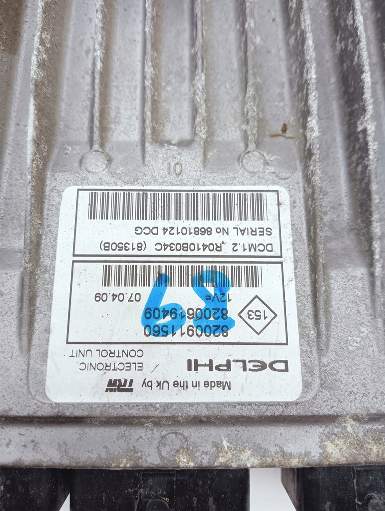 control unit of the engine NISSAN NOTE E11 EUR 1.5DCI