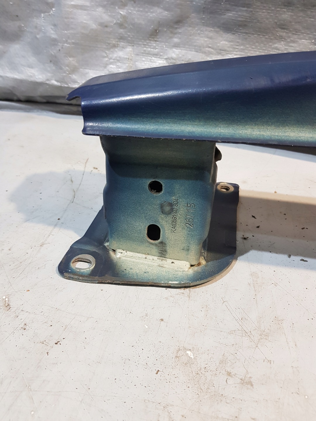 SKODA RAPID II sider below bumper rear