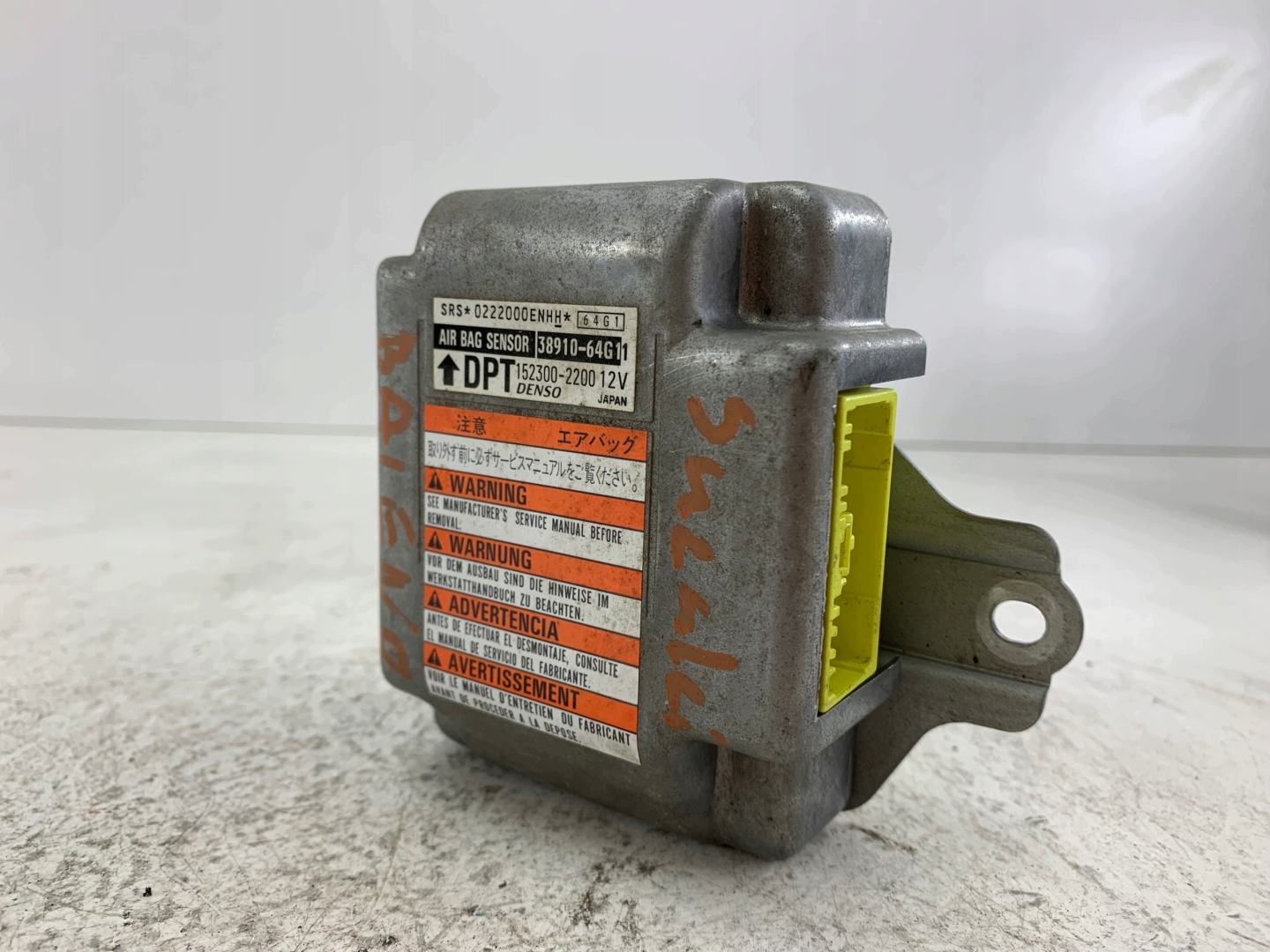 SUZUKI BALENO e modulo SENSOR airbag airbag 38910-64G11