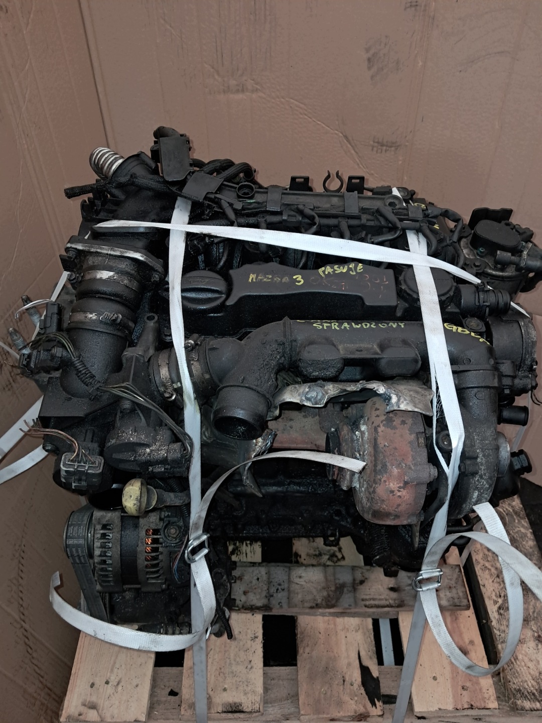 engine 1.6 TDCI GBDA MAZDA 3 FORD C-MAX PEWNY DO MONTAZU SPRAWDZONY