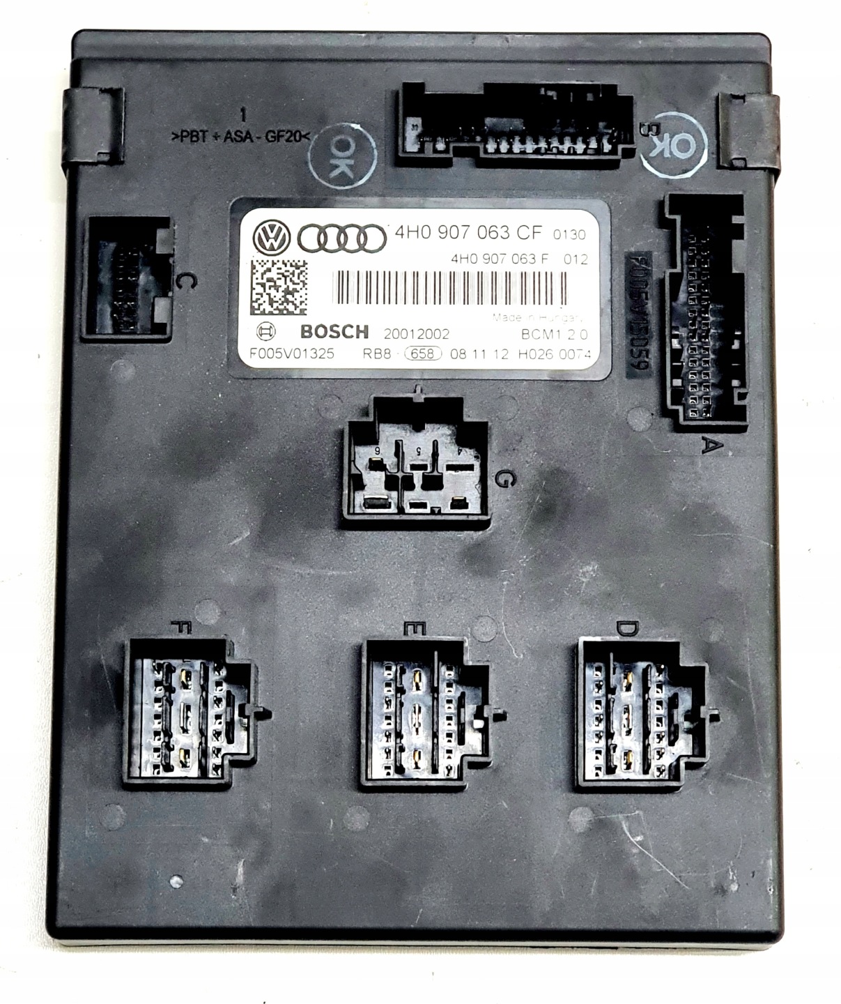 control unit moul komfortu AUDI A7 A6 C7 4H0907063CF