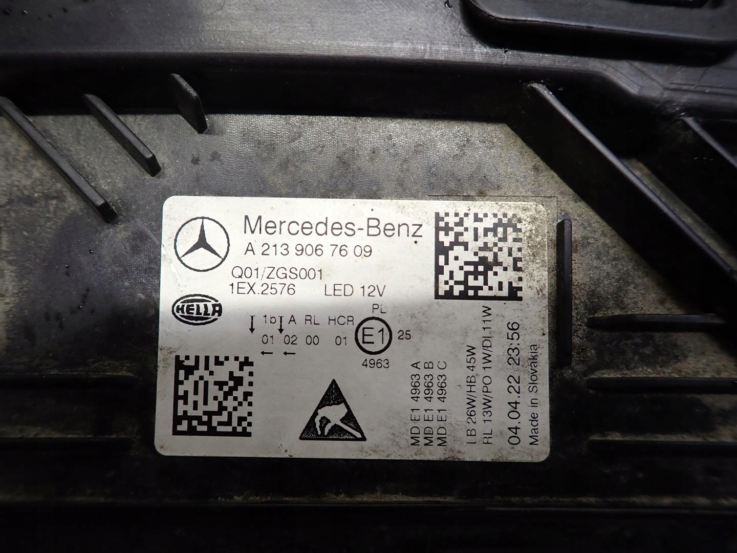 light front front right MERCEDES E-KLASA W213 LIFT 2020- A2139067609