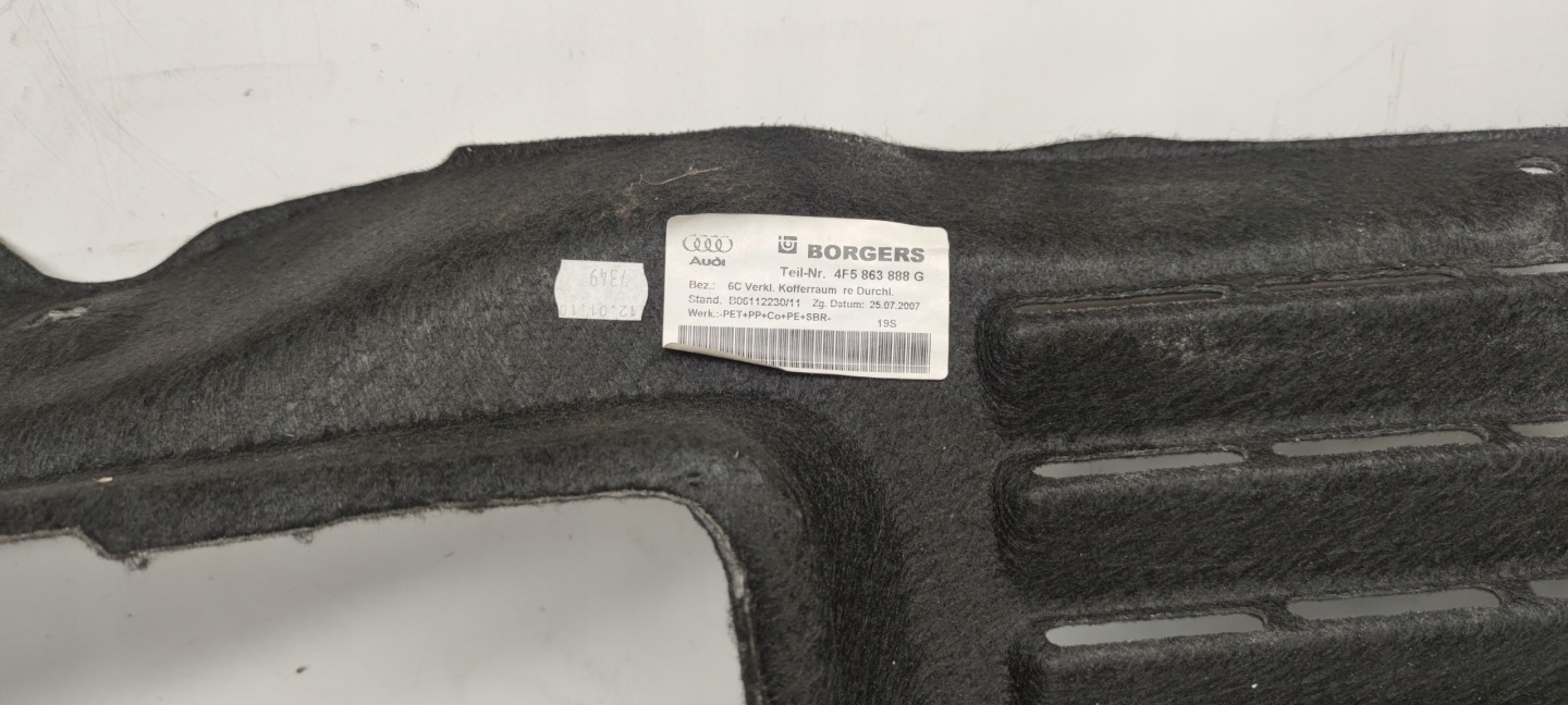 boot upholstery right AUDI A6 C6 sedan 4F5863888G