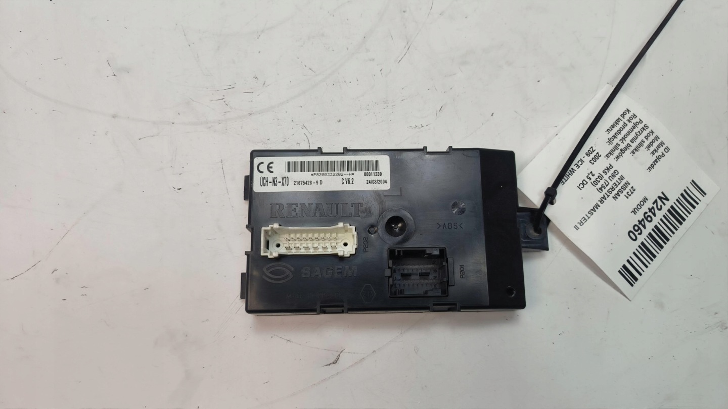 module UCH 21675428 NISSAN INTERSTAR MASTER II