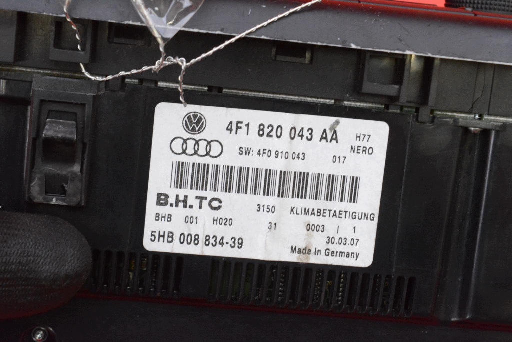 control panel air conditioning devices KLIMY 4F1820043AA AUDI A6 C6 04-08