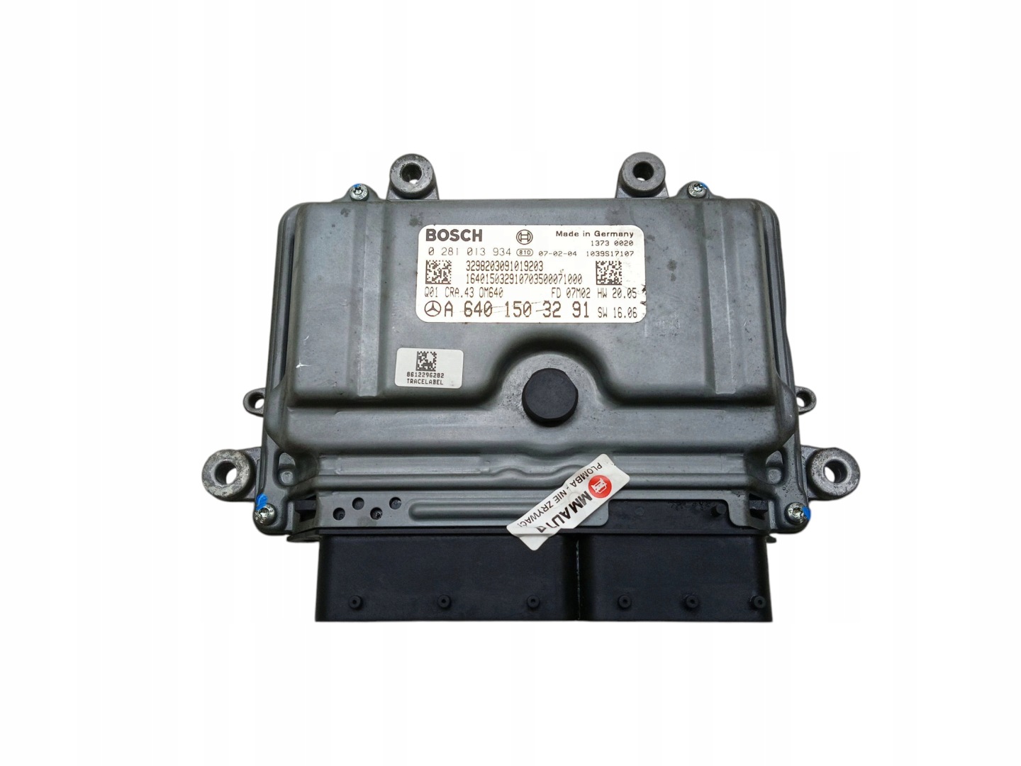 computer control unit of the engine MERCEDES A W169 2.0 CDI 82KM A6401503291