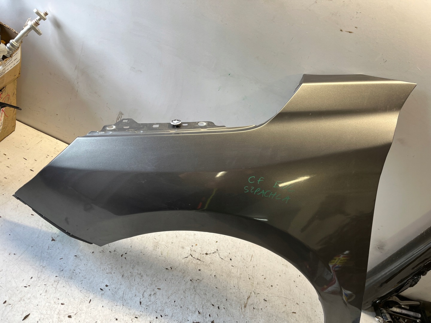 OPEL CORSA F fender left front front EVL SZPACHLOWANY MALOWANY