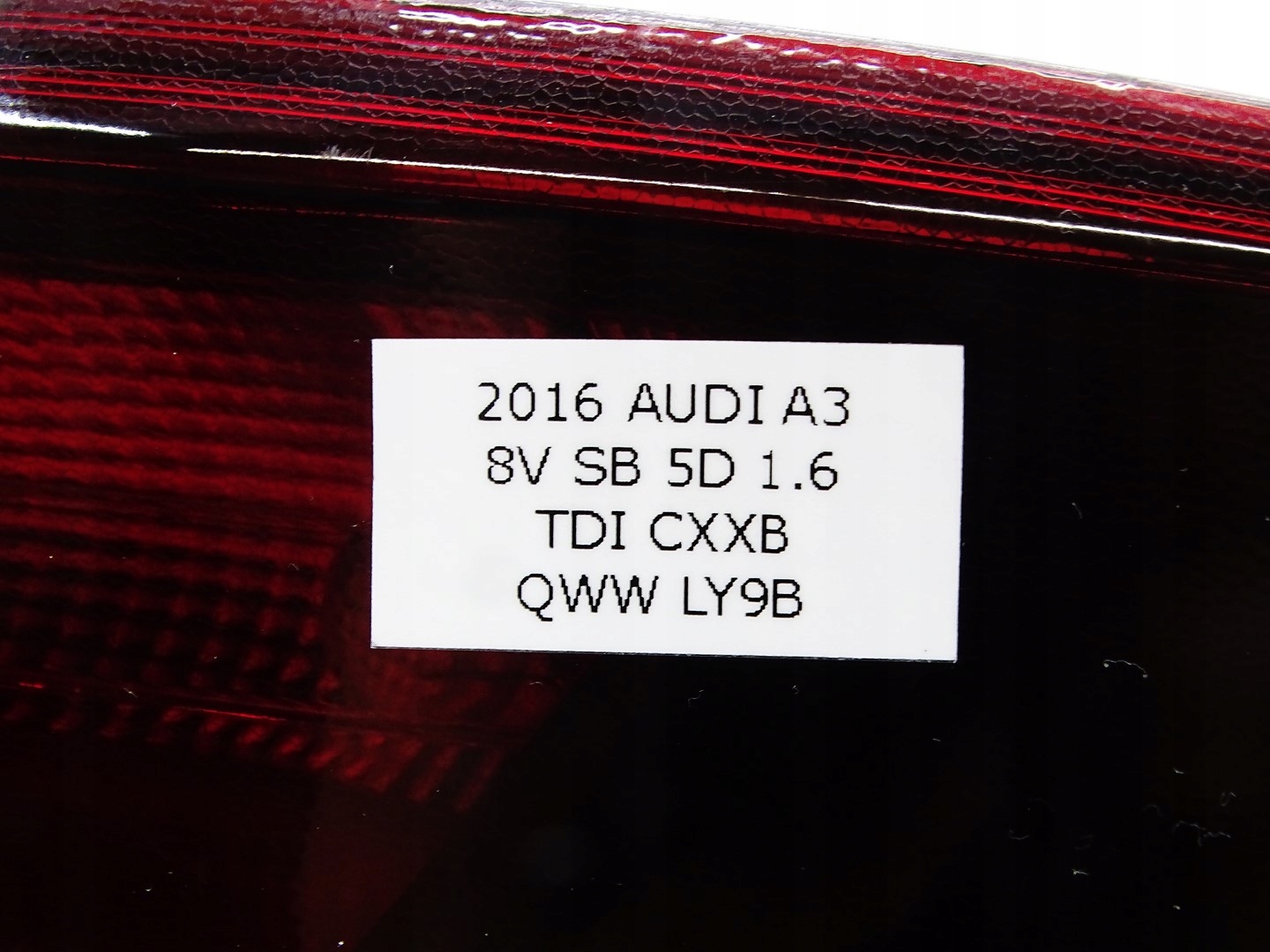 light right rear part right rear AUDI A3 8V 5D SPORTBACK 8V4945096C