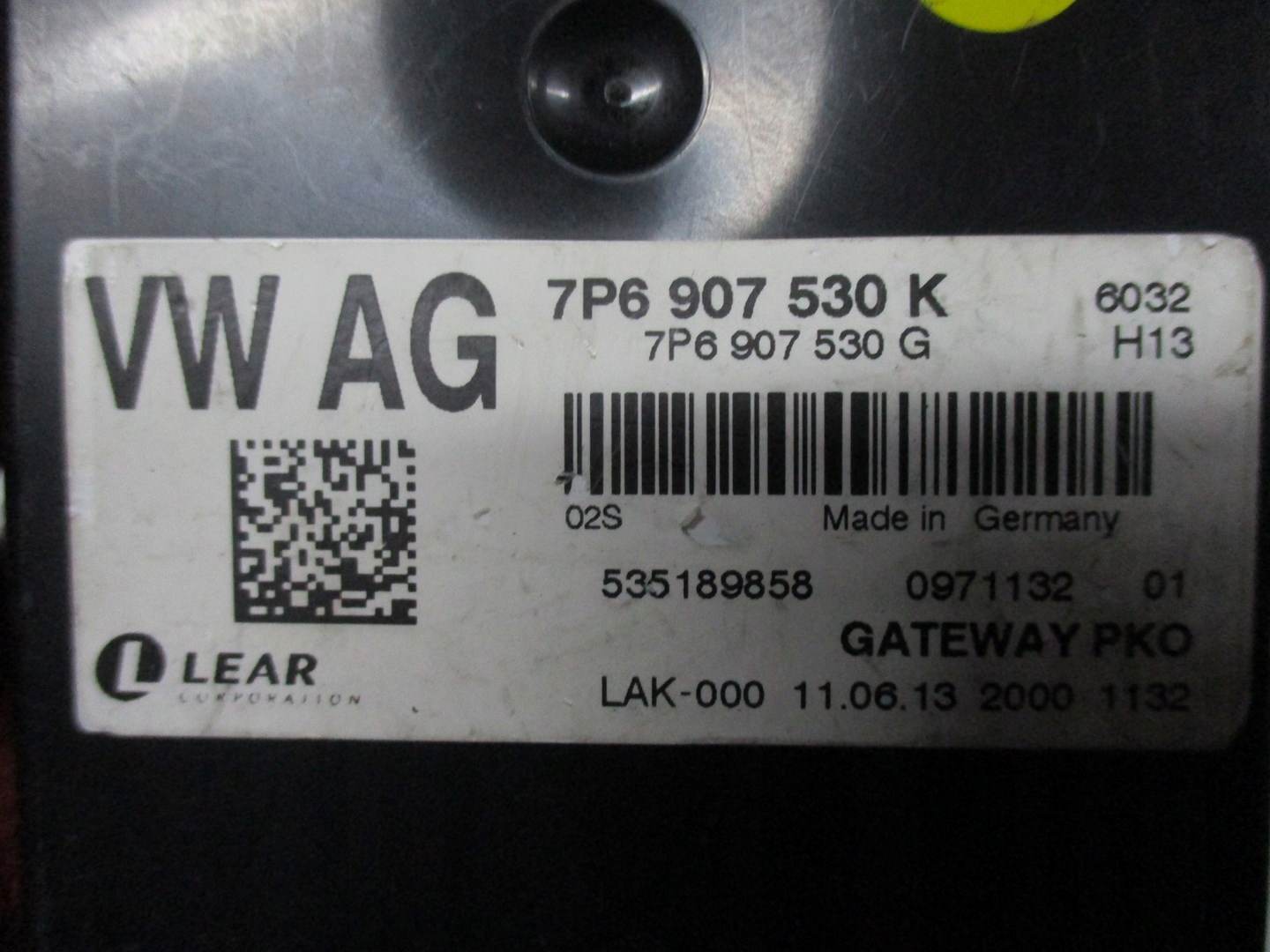 module control unit gateway Vw Touareg 7P 7P6907530K