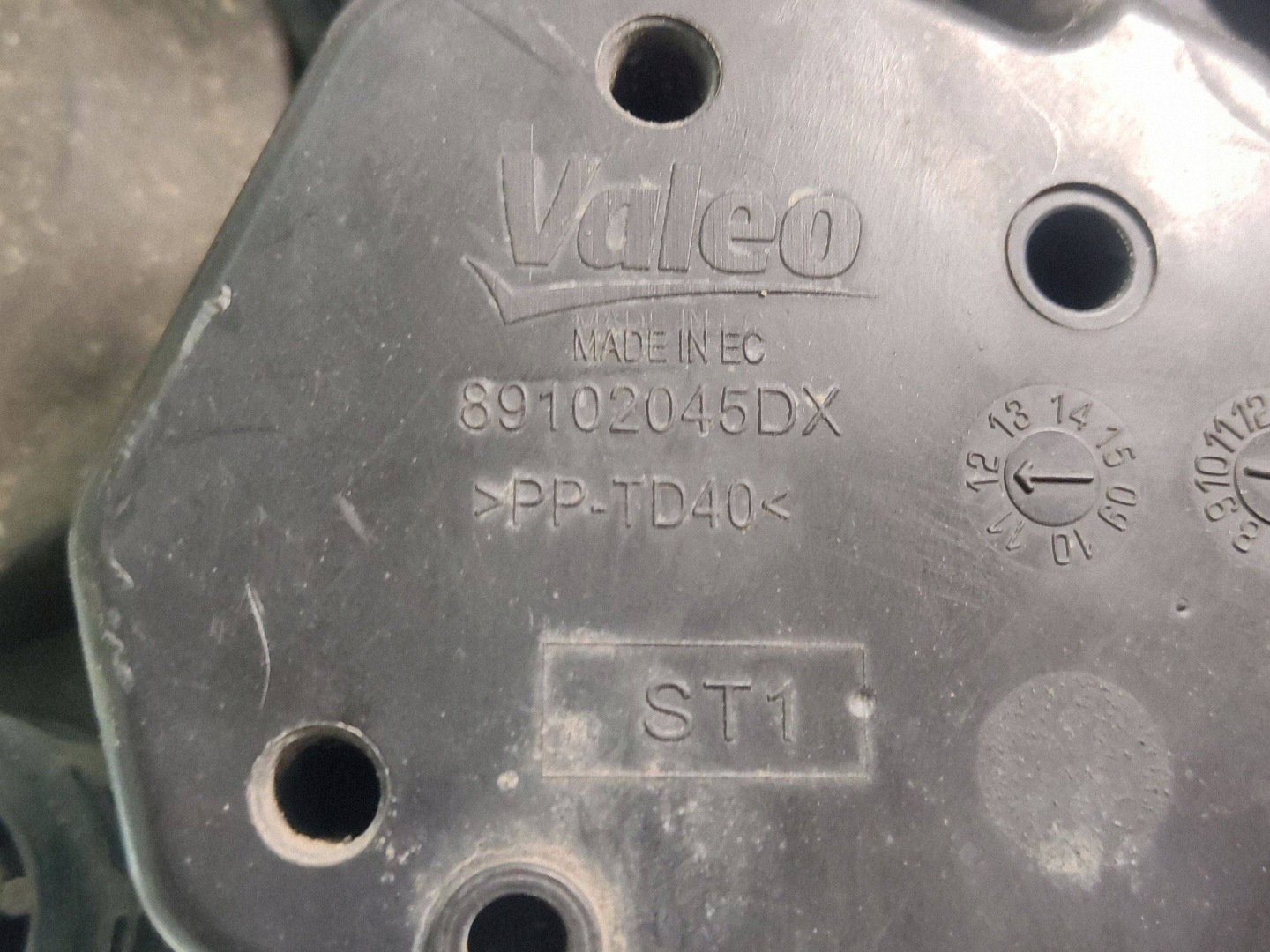 light right front FIAT PUNTO 2012