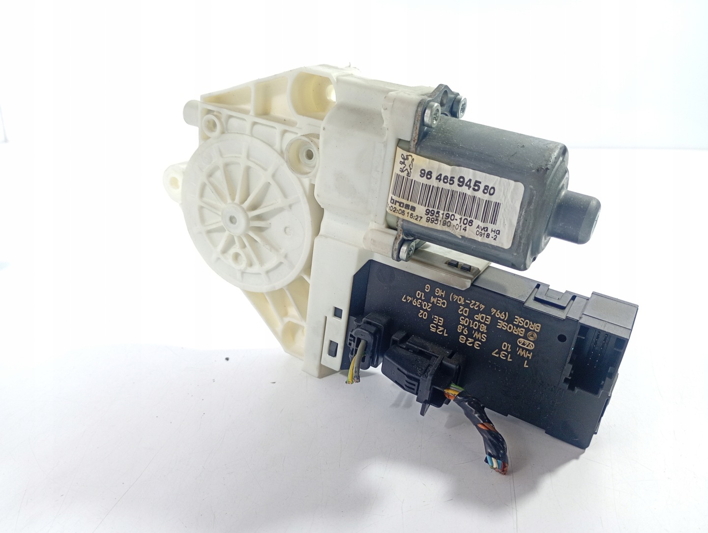 engine mini motor windows left OE 9646594580 Peugeot 407 SW 04-11