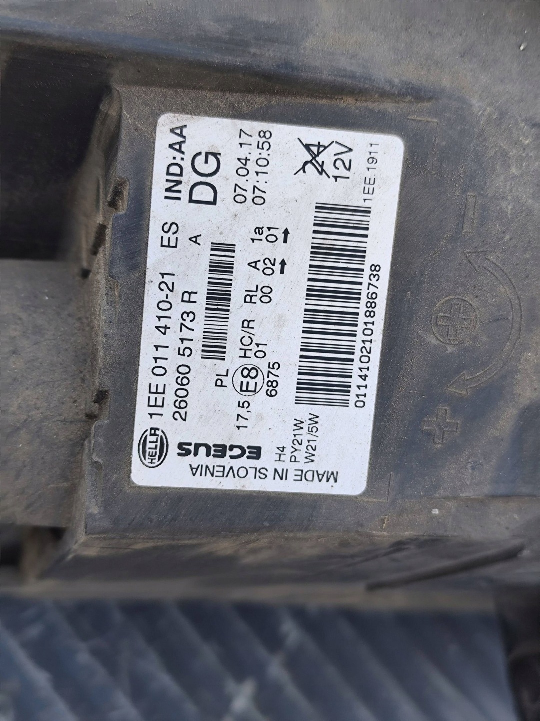 RENAULT TRAFIC III light front left 260605173R