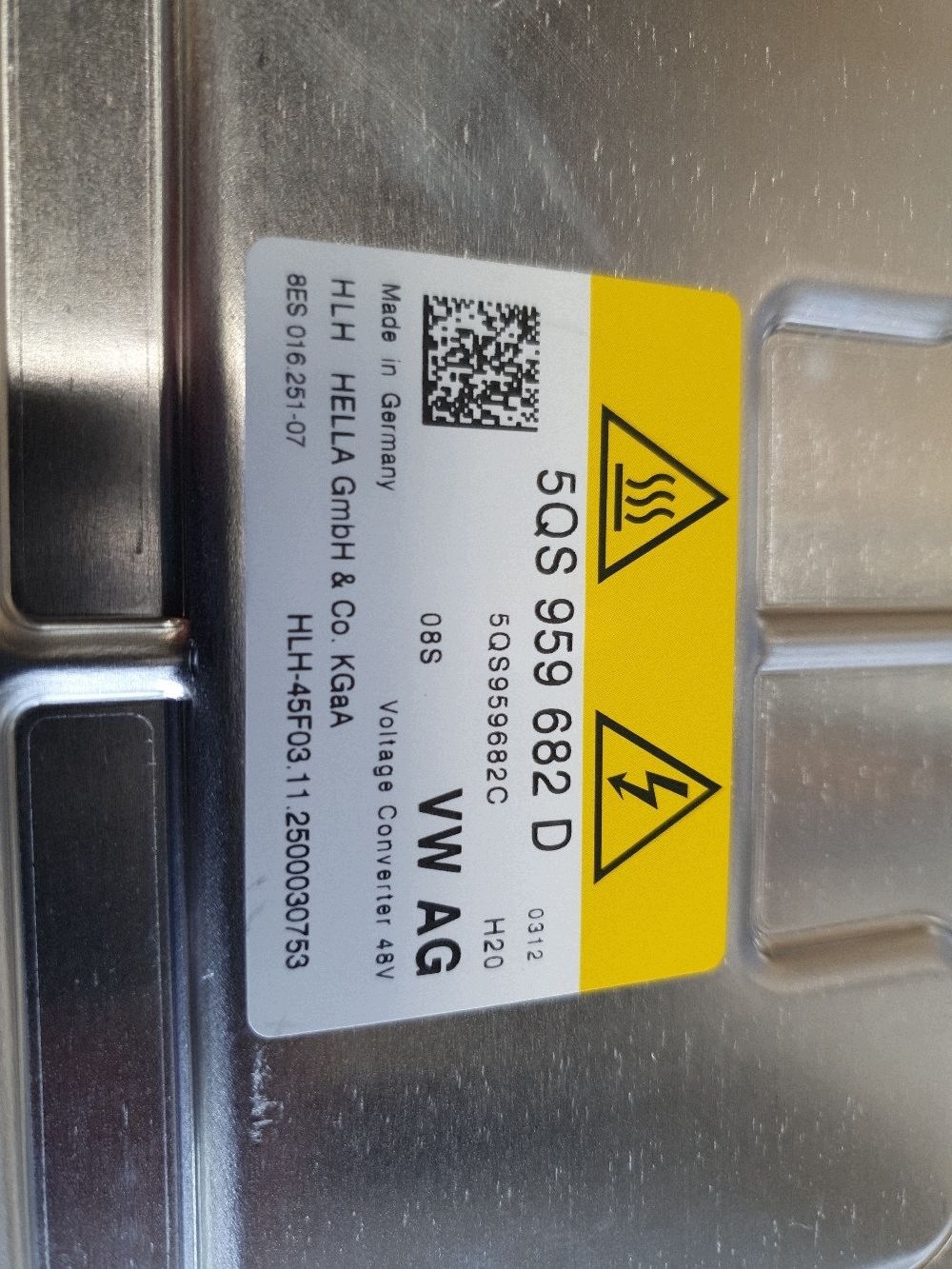 Audi A3 8Y Inwerter/Centralina di tensione 5QS959682D