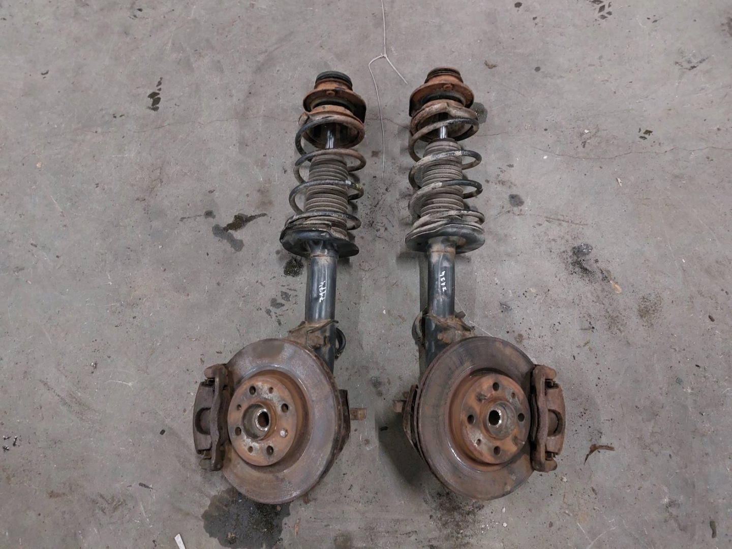 MCPERSON + swing + caliper left front + right front FIAT ALBEA and