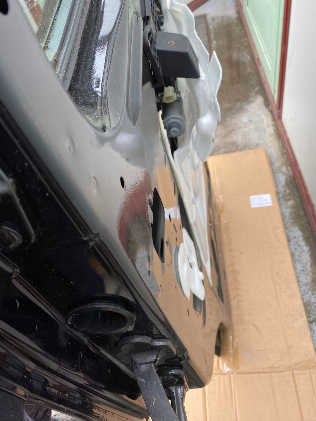 MERCEDES SPRINTER W907 door right front black, EUROPA